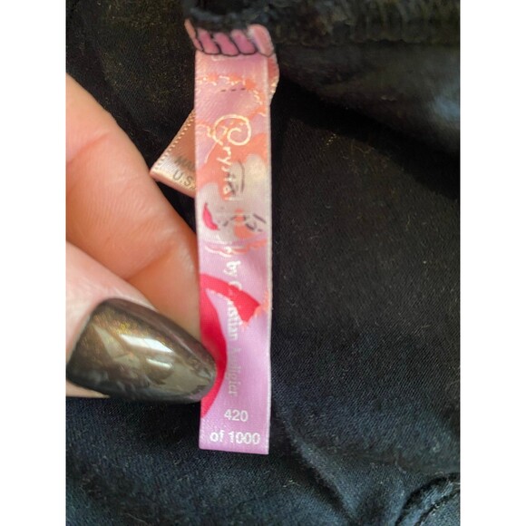 Crystal Rock snake skin crystal locket L/S tunic top / mini dress NWT L. - Picture 9 of 9